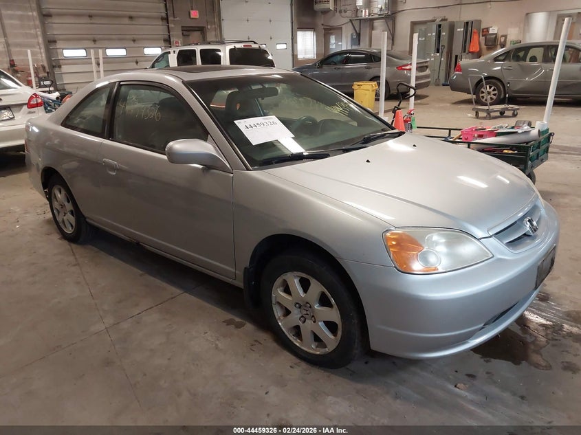 1HGEM219X2L038566 2002 Honda Civic Ex auction photo 1