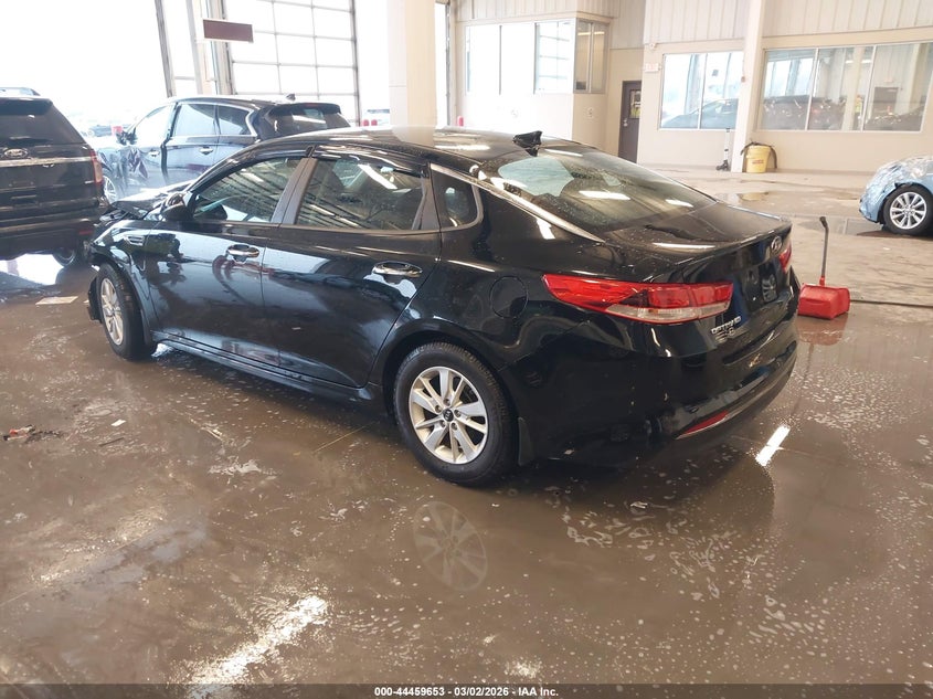 Vin: 5xxgt4l35gg102342, lot: 44956320, kia optima lx 20163
