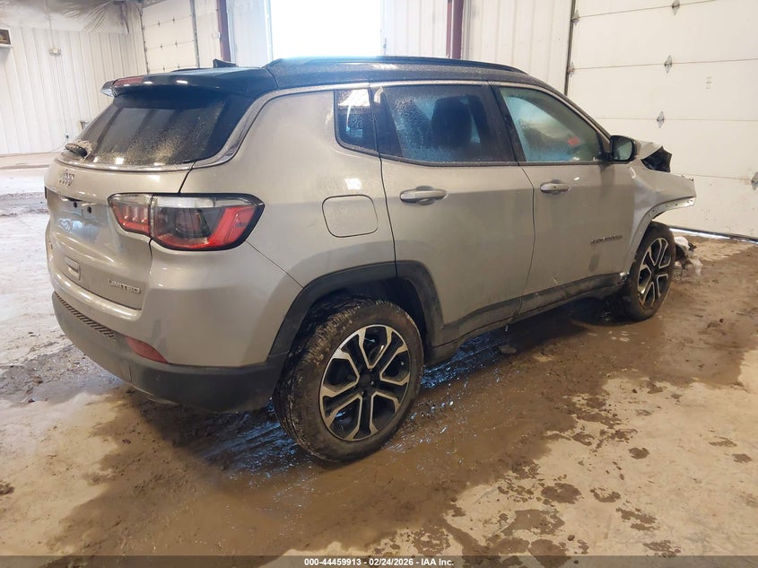 Vin: 3c4njdfn4pt519749, lot: 44956580, jeep compass latitude lux fwd 20234