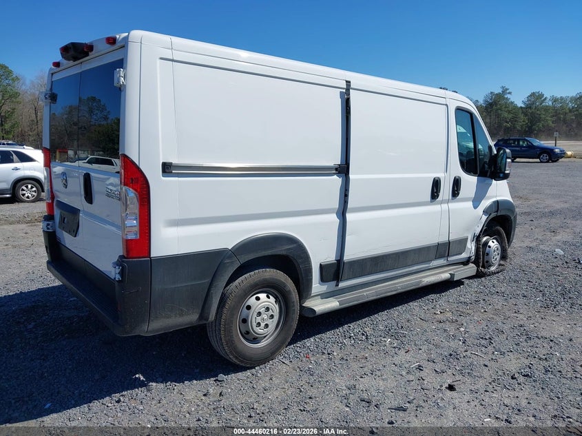 Vin: 3c6lrvvg3pe590337, lot: 44956883, ram promaster 2500 low roof 136 wb 20234