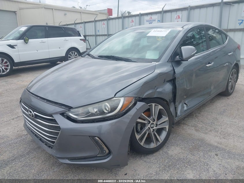 HYUNDAI ELANTRA 2017 VIN KMHD84LF7HU101442