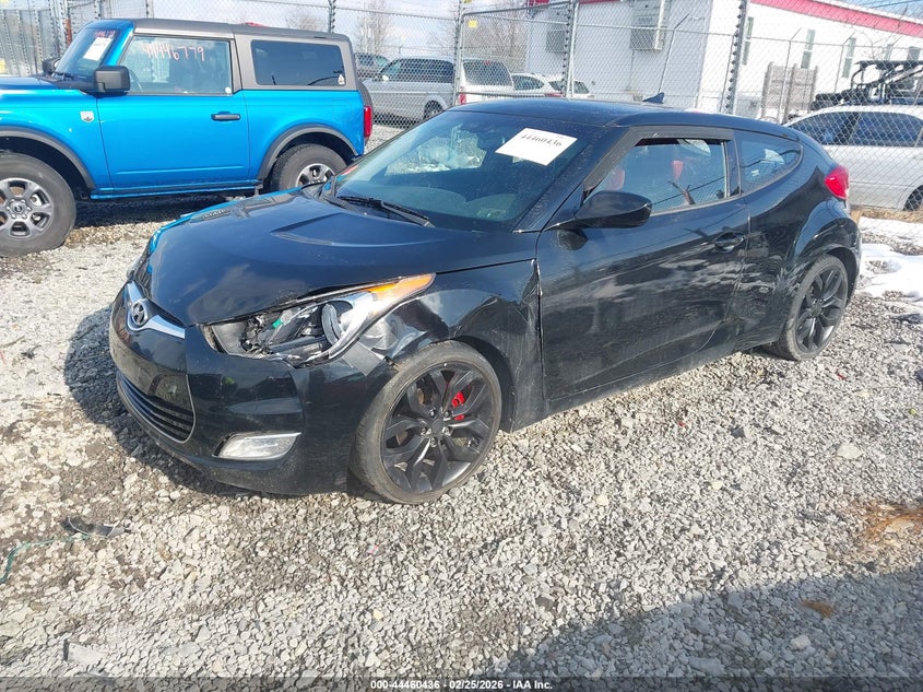 2012 Hyundai Veloster Base W/Red/Black