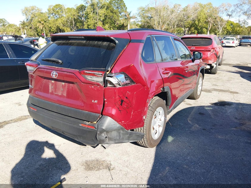 VIN JTMH1RFV9MD070263 2021 TOYOTA RAV4 LE