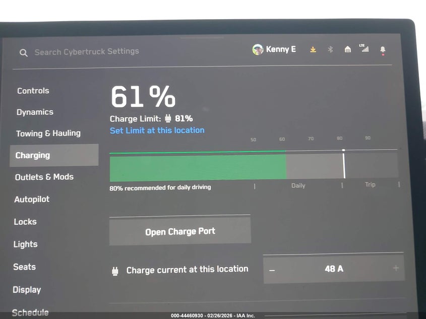 2025 Tesla Cybertruck All-Wheel Drive VIN: 7G2CEHED1SA081551 Lot: 44460930