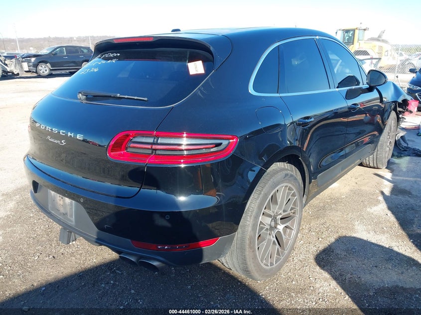 2015 Porsche Macan 3.0 S black Lot 111044461000 Vin WP1AB2A52FLB60021