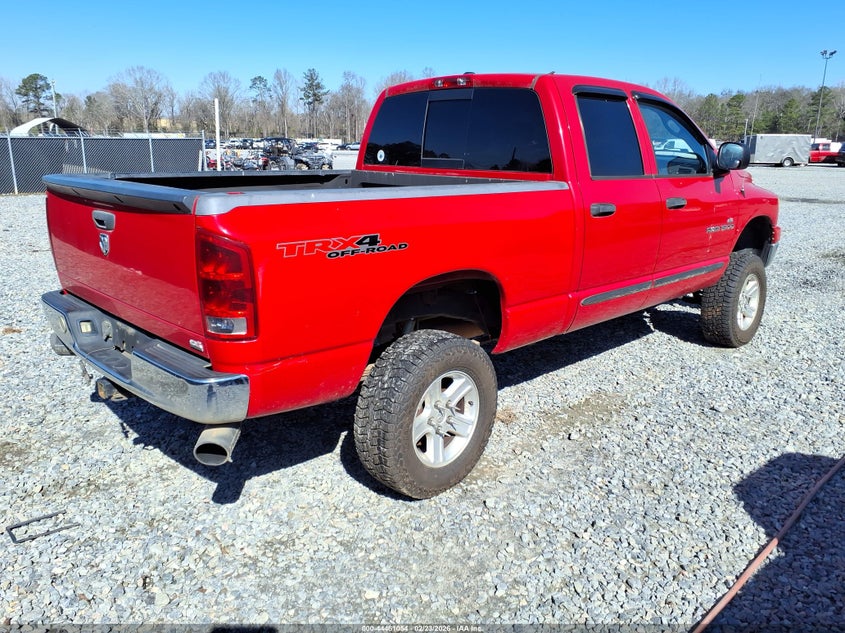 2006 Dodge Ram 1500 Slt/Trx4 Off Road/Sport