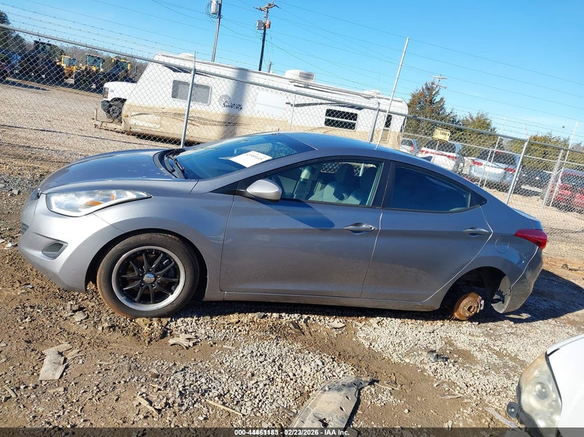 2012 Hyundai Elantra 1.8 Gls (Ulsan Plant) silver Lot 111044461183 Vin KMHDH4AE2CU427751