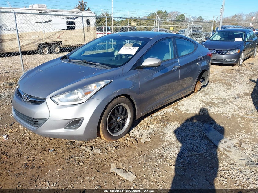 2012 Hyundai Elantra 1.8 Gls (Ulsan Plant) silver Lot 111044461183 Vin KMHDH4AE2CU427751