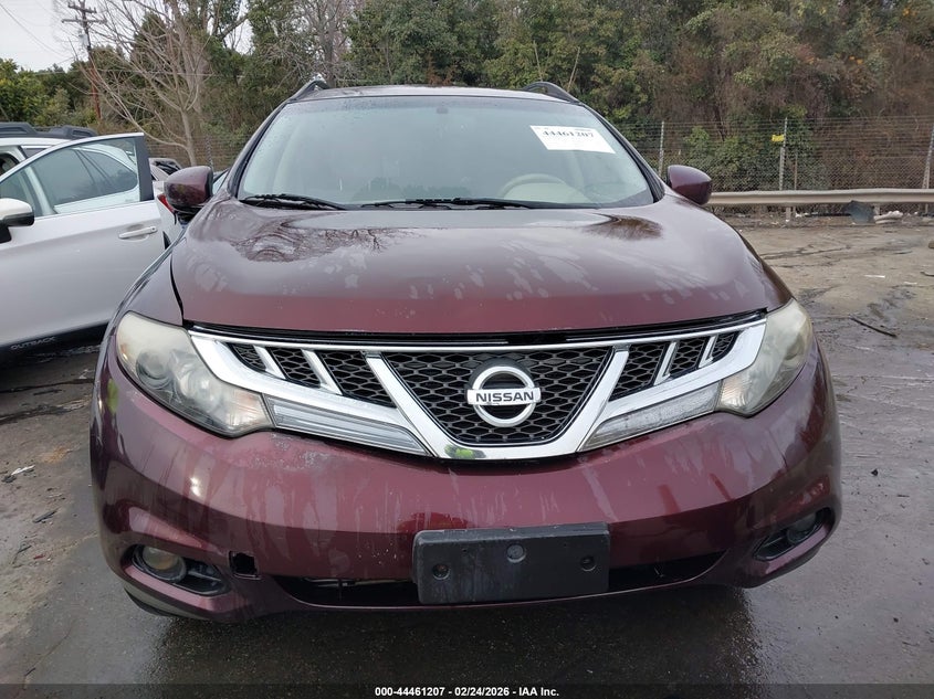 2013 Nissan Murano Sv VIN: JN8AZ1MW2DW320555 Lot: 44461207