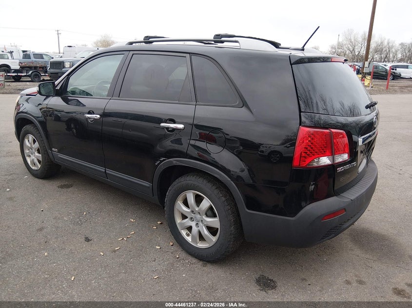 2012 Kia Sorento 2.4 Lx black Lot 111044461237 Vin 5XYKTDA6XCG206550
