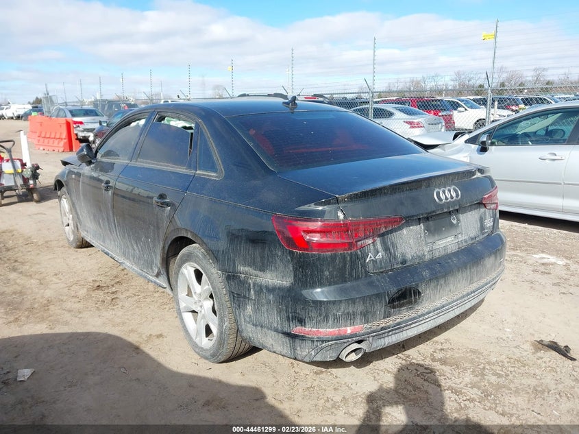 Vin: waukmaf45ja112783, lot: 44957965, audi a4 2.0t tech ultra premium/2.0t ultra premium 20183