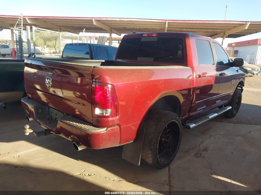 Vin: 1c6rr6mt1gs214361, lot: 44958045, ram 1500 sport 20164