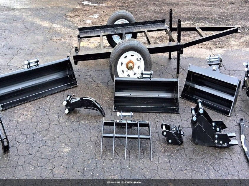 2026 Mini Excavator Attachment Trailer Grabber Large Bucket Ripper Medium Bucket Rake Quick Attach