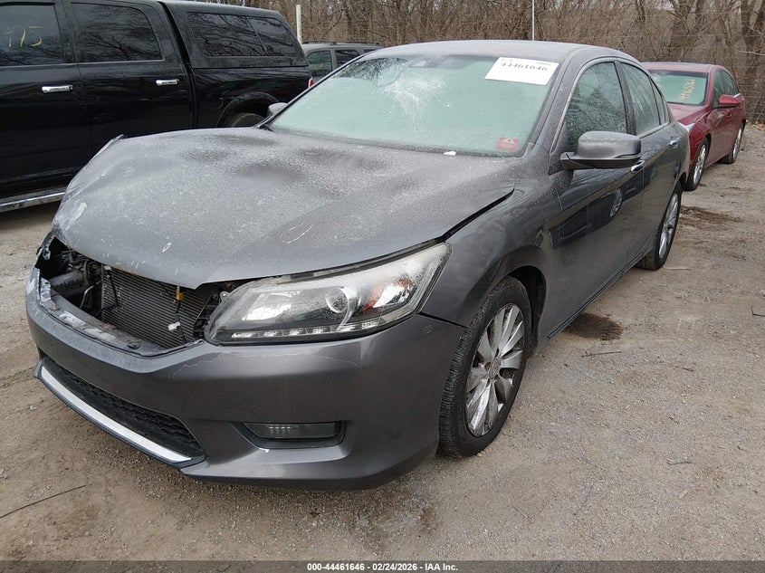2014 Honda Accord Ex-L V-6 1HGCR3F86EA023982 photo 1