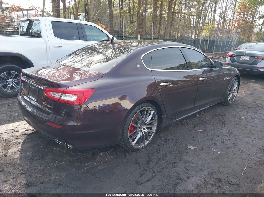 Vin: zam56rpl8h1226474, lot: 44959367, maserati quattroporte s granlusso 20174
