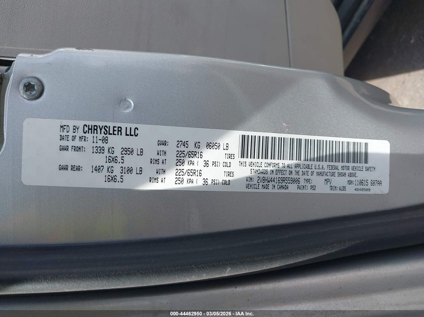 2009 Volkswagen Routan S VIN: 2V8HW44169R559006 Lot: 44462950