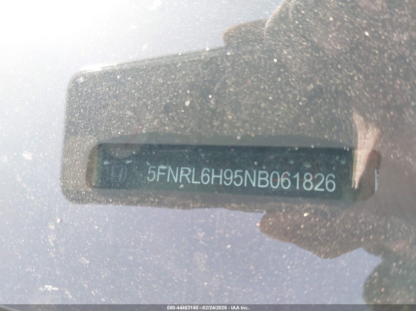 2022 Honda Odyssey Elite VIN: 5FNRL6H95NB061826 Lot: 44463140