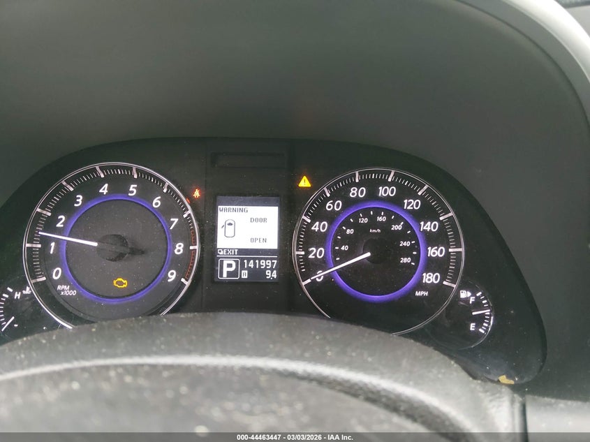 2013 Infiniti Fx37 VIN: JN8CS1MU2DM141052 Lot: 44463447