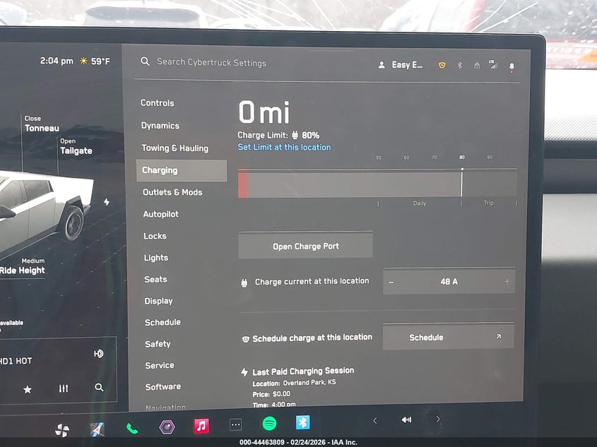 2025 Tesla Cybertruck All-Wheel Drive VIN: 7G2CEHED6SA070884 Lot: 44463809