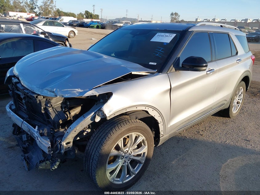 Vin: 1fmsk8fh5mgb07486, lot: 44960490, ford explorer limited 20212