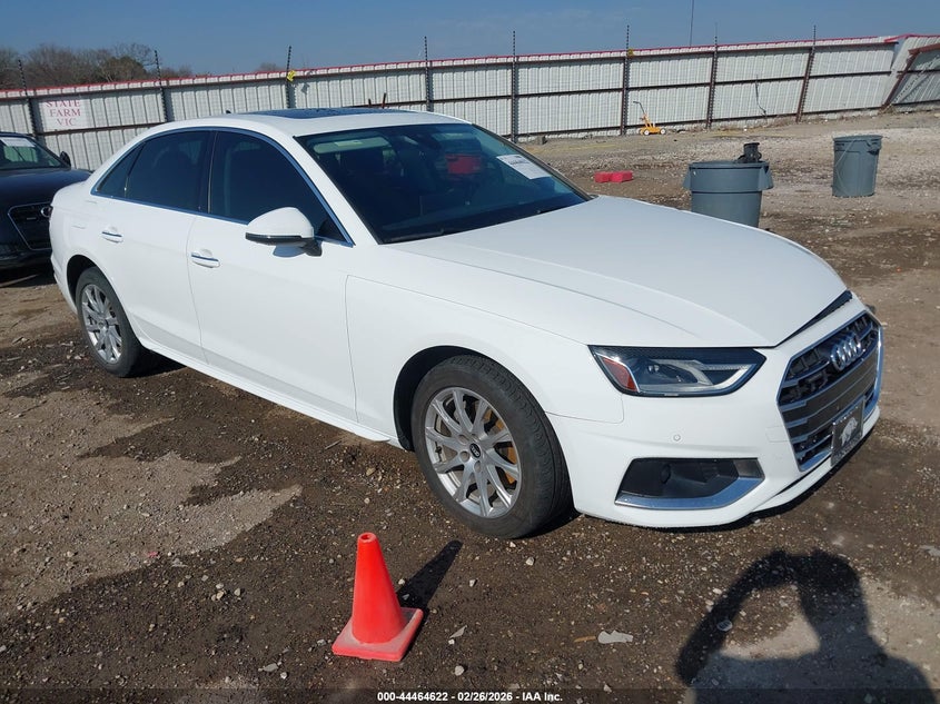 2021 Audi A4 Premium 40 Tfsi Quattro S Tronic