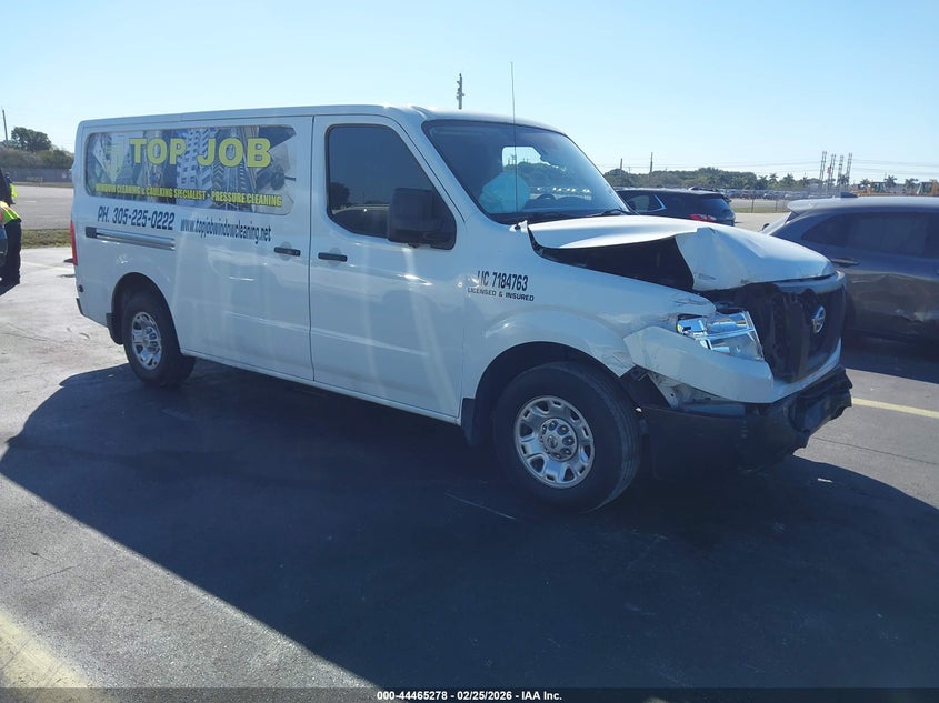 2018 Nissan Nv Cargo Nv2500 Hd Sv V6