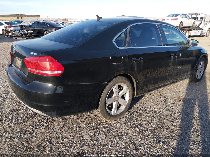 2013 Volkswagen Passat 2.0L Tdi Se