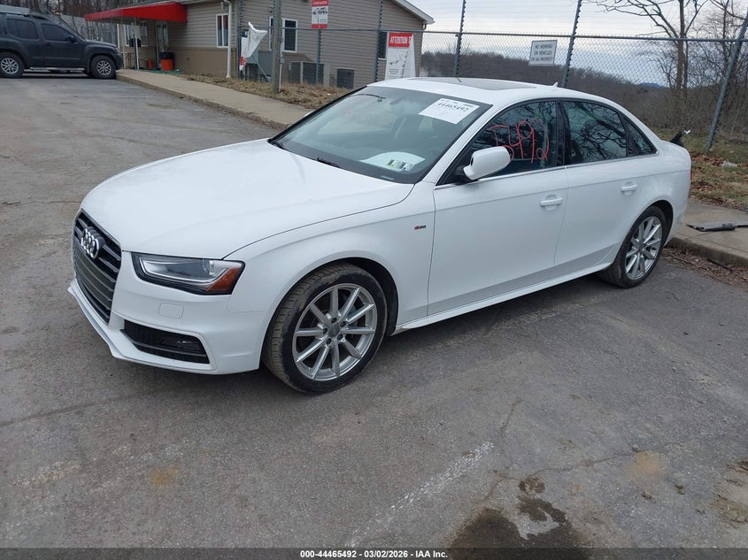 Vin: wauffafl8fn005827, lot: 44962159, audi a4 2.0t premium 20152