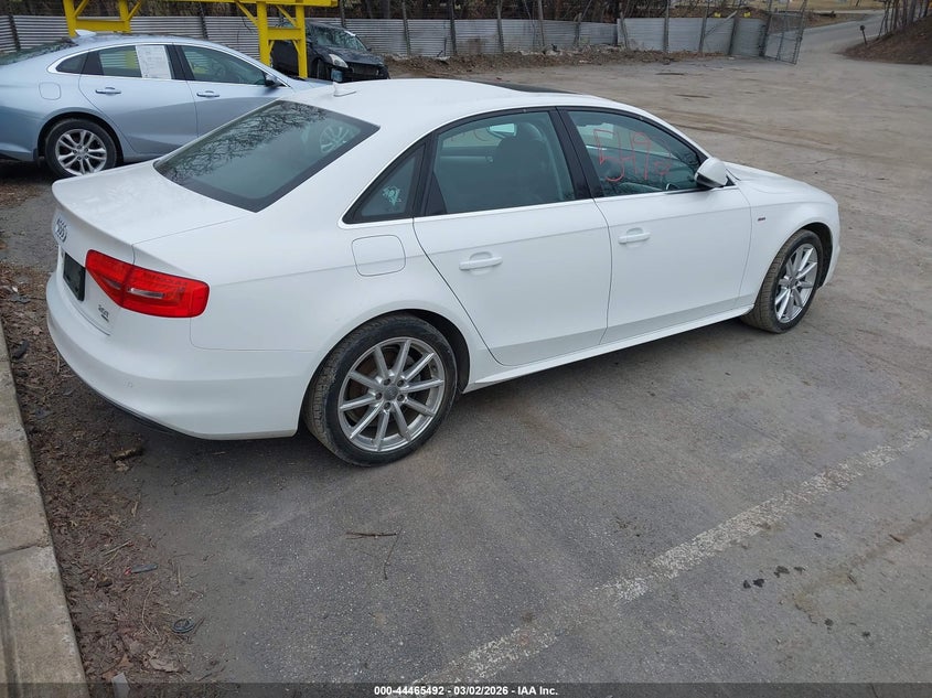 Vin: wauffafl8fn005827, lot: 44962159, audi a4 2.0t premium 20154