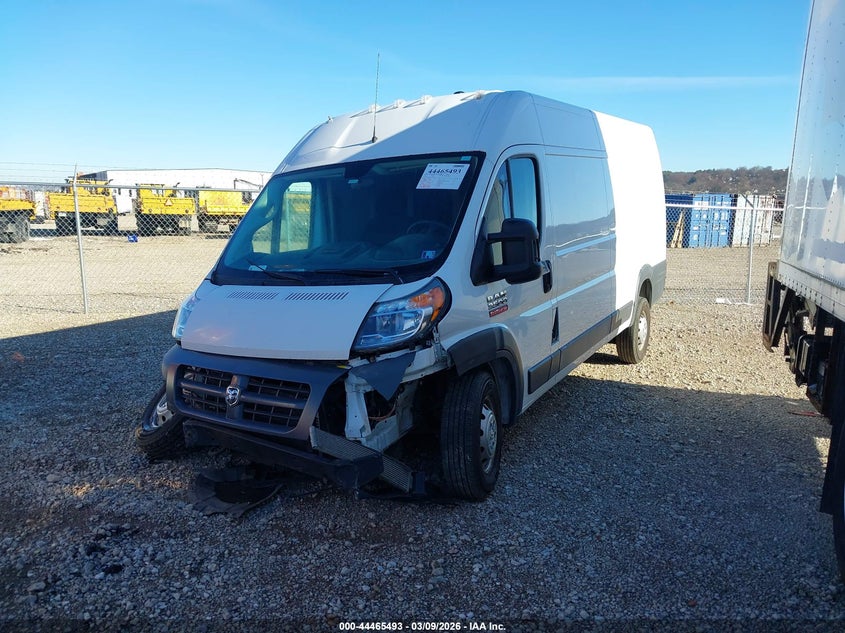 2018 Ram Promaster 3500 Cargo Van High Roof 159 Wb Ext