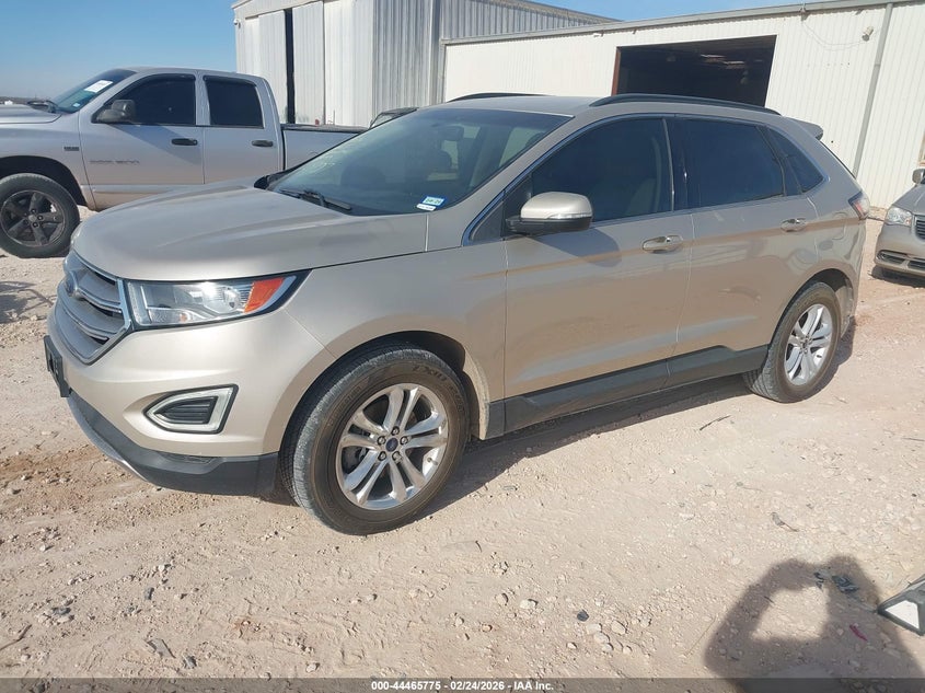Vin: 2fmpk3j82hbb81946, lot: 44962442, ford edge sel 20172