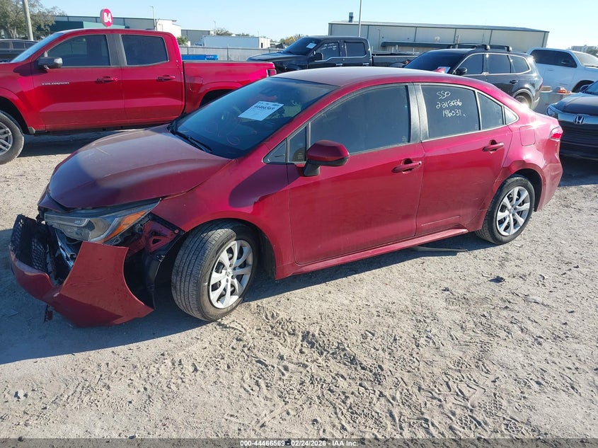 2022 Toyota Corolla Le JTDEPMAEXNJ223361 photo 1