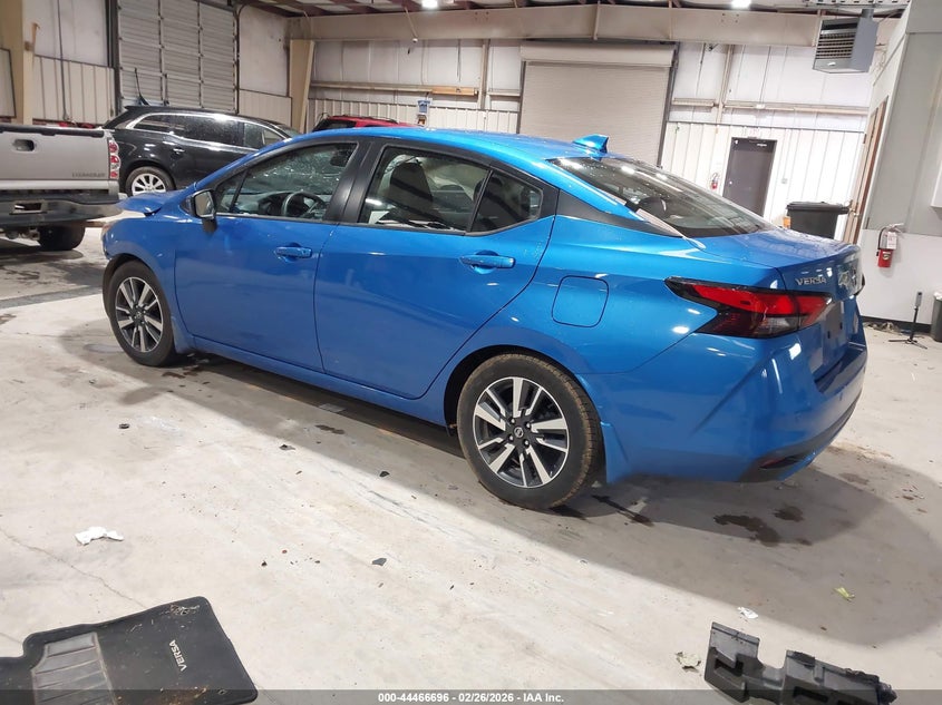 2020 Nissan Versa 1.6 Sv Xtronic Cvt Blue Lot 111044466696 Vin 3N1CN8EV2LL891355