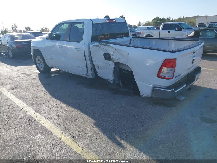 Vin: 1c6rrebt9nn253627, lot: 44963415, ram 1500 big horn  4x2 6'4 box 20223