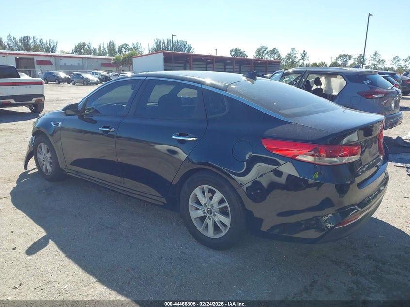 Vin: 5xxgt4l35gg102289, lot: 44963472, kia optima lx 20163