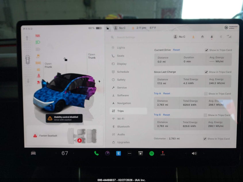 2026 TESLA MODEL Y SPORT UTILITY VEHICLE ELECTRIC