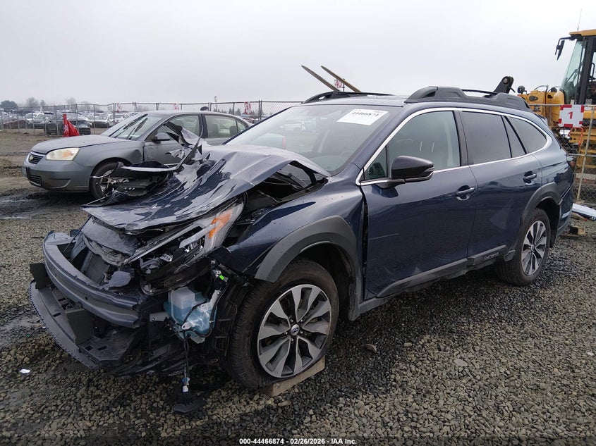 2025 Subaru Outback 2.5 Limited blue Lot 111044466874 Vin 4S4BTANC5S3316984
