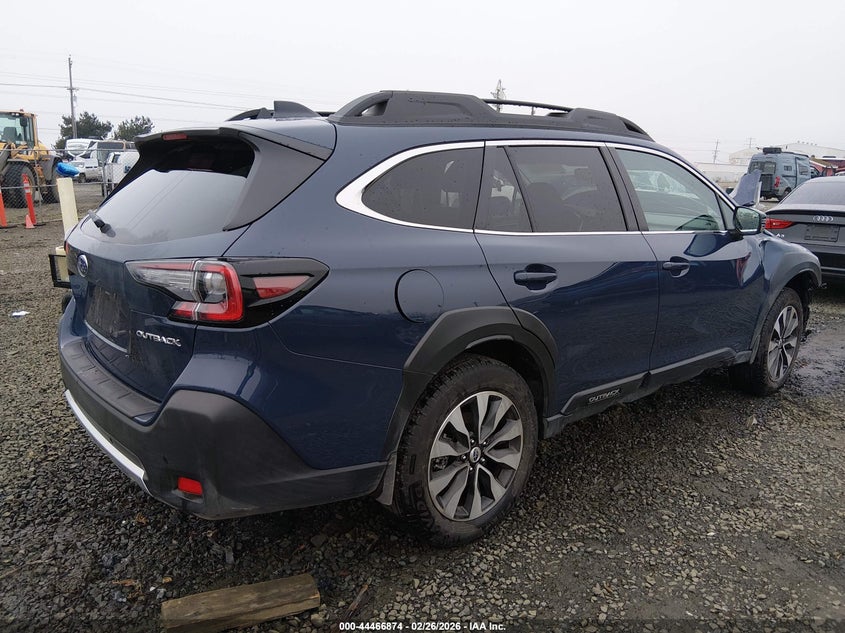 2025 Subaru Outback 2.5 Limited blue Lot 111044466874 Vin 4S4BTANC5S3316984