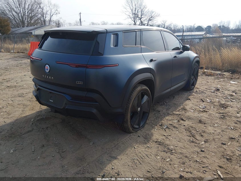 Vin: vcf1zbu23pg005096, lot: 44963847, fisker ocean one 20234