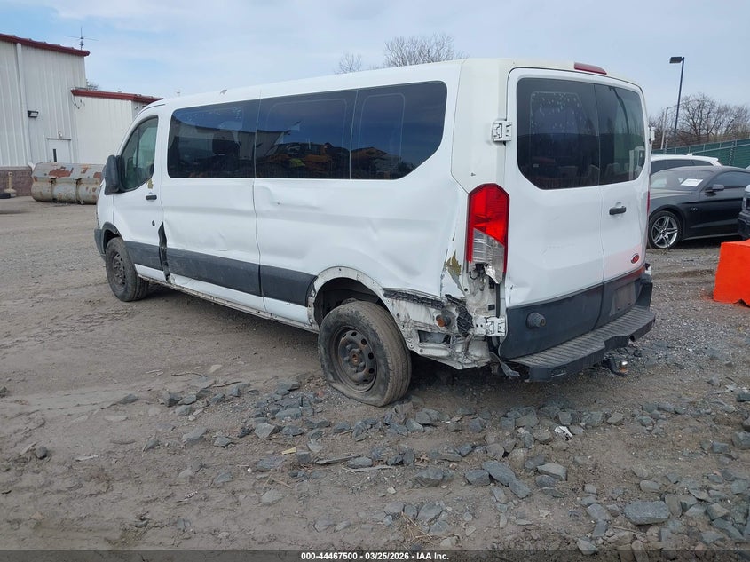 Vin: 1fbzx2zm3fkb12300, lot: 44964167, ford transit-350 xlt 20153