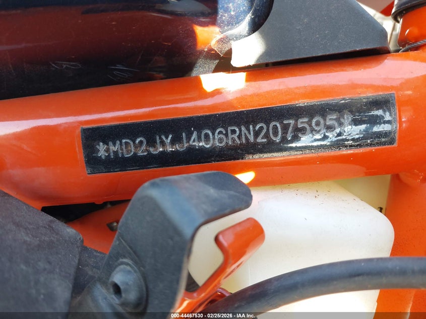 VIN MD2JYJ406RN207595 2024 KTM 390 RC