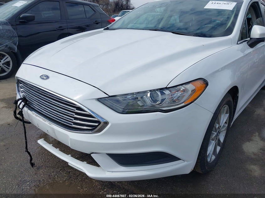 2017 Ford Fusion 1.5 Se white Lot 111044467607 Vin 3FA6P0HD8HR270897