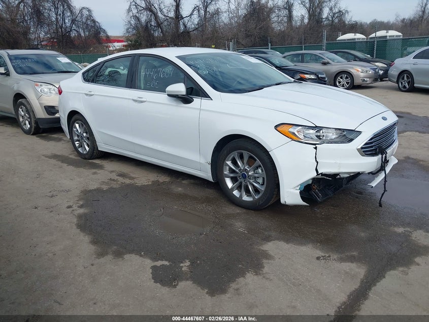 2017 Ford Fusion 1.5 Se white Lot 111044467607 Vin 3FA6P0HD8HR270897