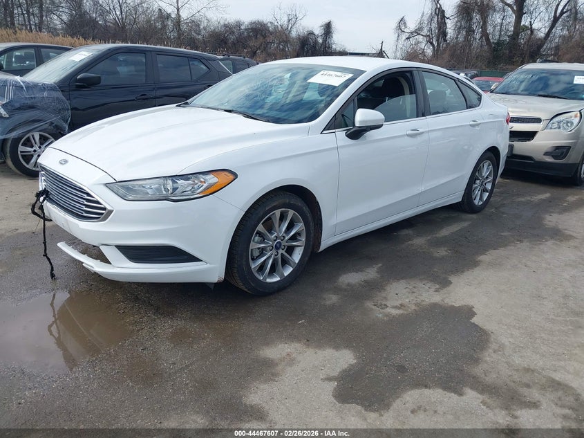2017 Ford Fusion 1.5 Se white Lot 111044467607 Vin 3FA6P0HD8HR270897