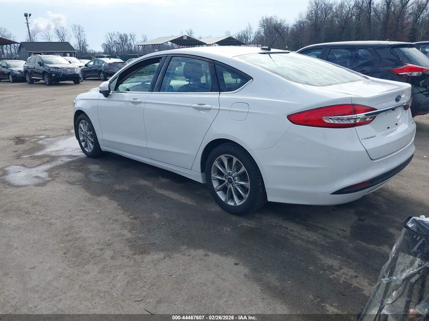 2017 Ford Fusion 1.5 Se white Lot 111044467607 Vin 3FA6P0HD8HR270897