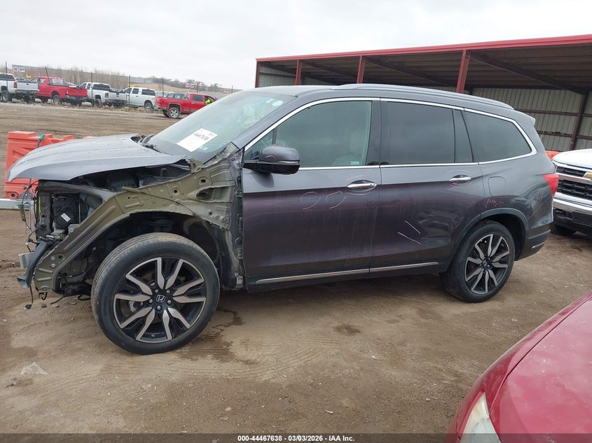 VIN 5FNYF6H97MB031180 2021 HONDA PILOT AWD TOURING 8 PASSENGER