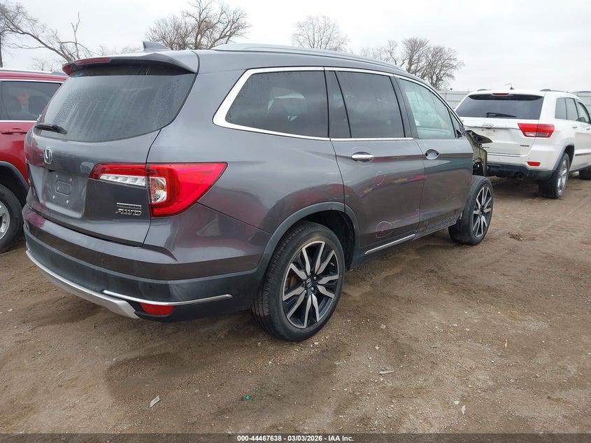 VIN 5FNYF6H97MB031180 2021 HONDA PILOT AWD TOURING 8 PASSENGER