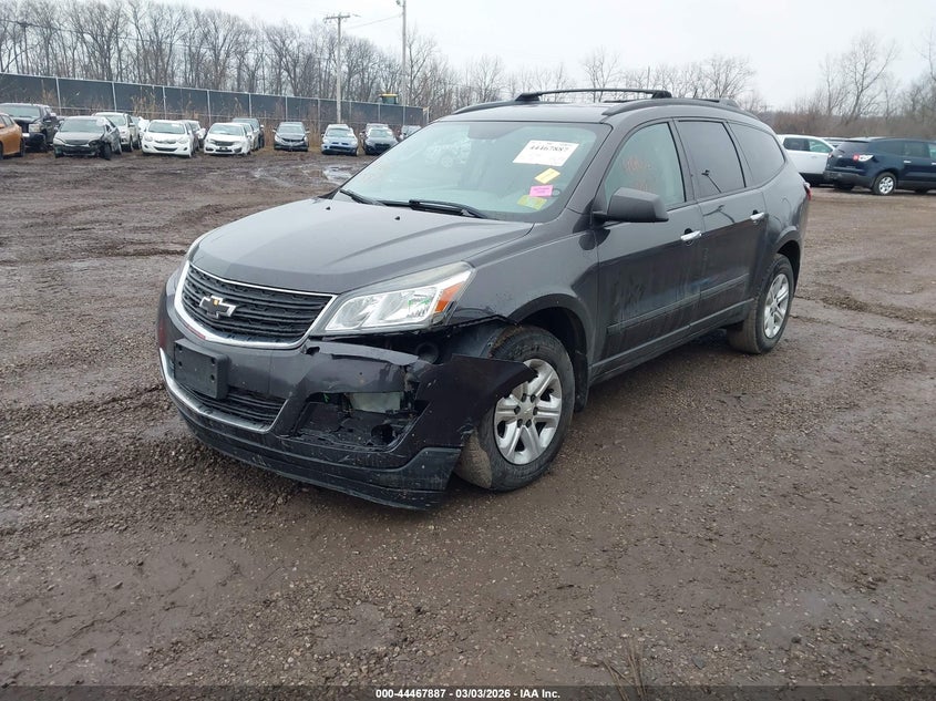 Vin: 1gnkvfkd0gj193470, lot: 44964554, chevrolet traverse ls 20162