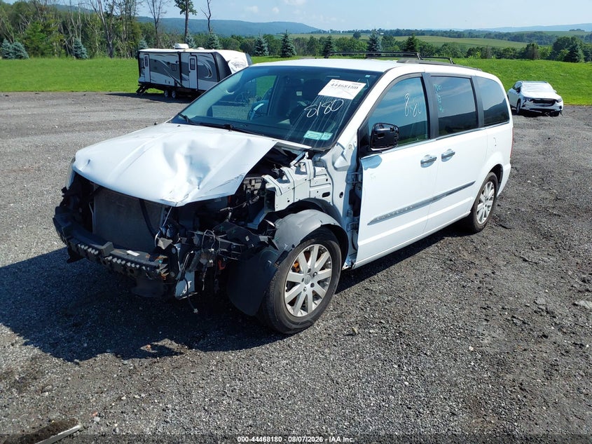 Vin: 2c4rc1bg7gr105018, lot: 44964847, chrysler town & country touring 20162