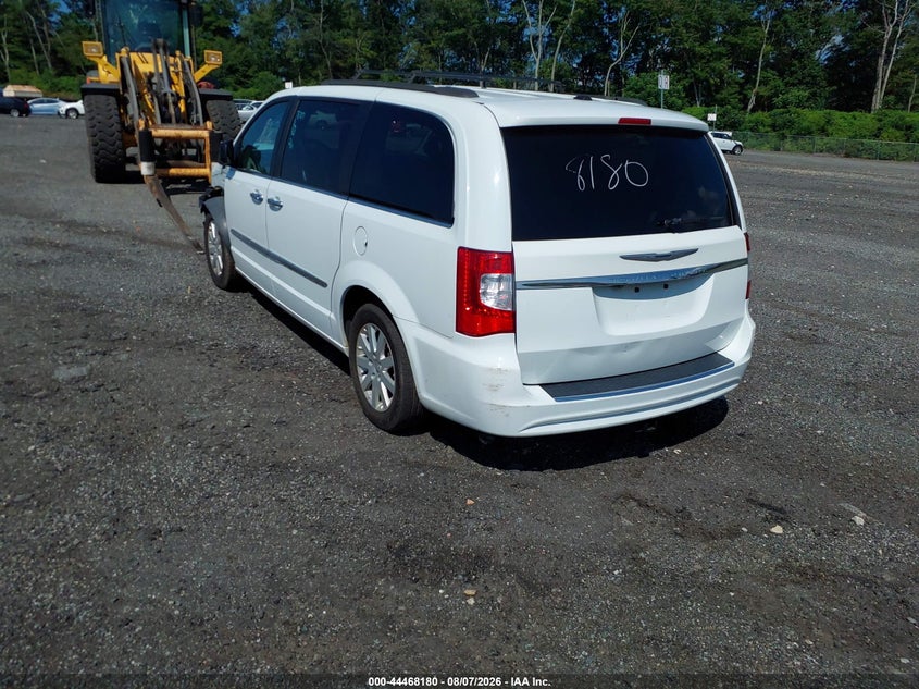 Vin: 2c4rc1bg7gr105018, lot: 44964847, chrysler town & country touring 20163